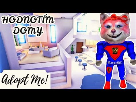 HODNOTÍM DOMY v ADOPT ME YouTube