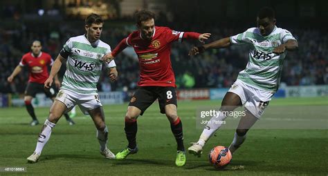 Juan Mata Of Manchester United In Action With Joe Edwards And Seth