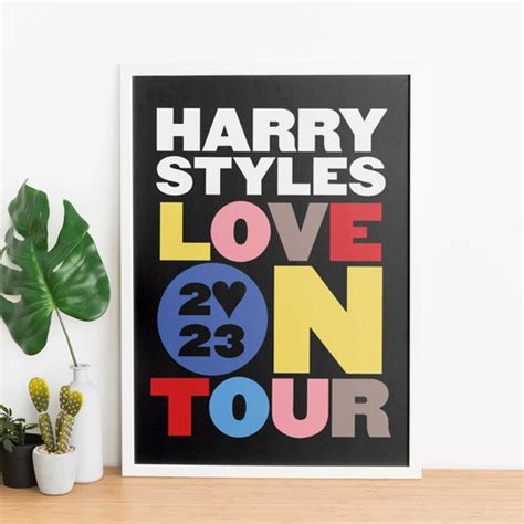 Harry Styles Love On Tour Poster Harry Styles Poster Harry Etsy New Zealand