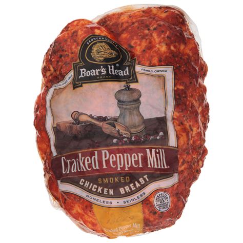 Save On Boar S Head Deli Cracked Pepper Mill Smoked Chicken Breast Reg