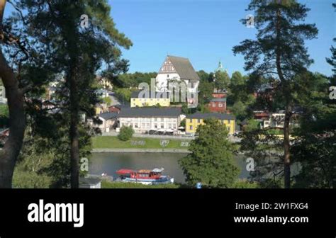 Porvoo Finland View Of The Ancient Cathedral Of The Blessed Virgin