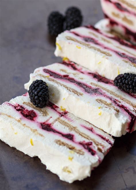 Lemon Blackberry Icebox Cake