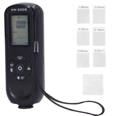 HW300S Coating Thickness Gauge Digital Backlight LCD Film Thickness