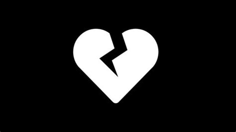 Emoji Broken Heart Animated Icon 4k Stock Footage Video (100% Royalty ...