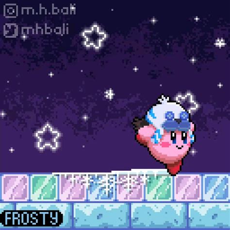 Frosty™ Ice Kirby : r/PixelArt