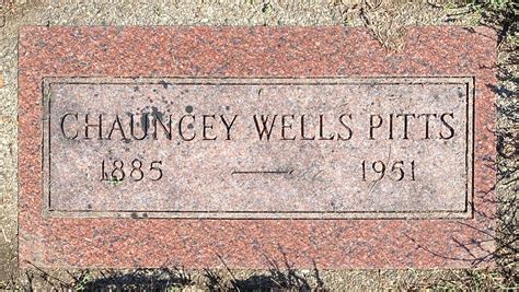 Chauncey Wells Pitts Sr Find A Grave Memorial