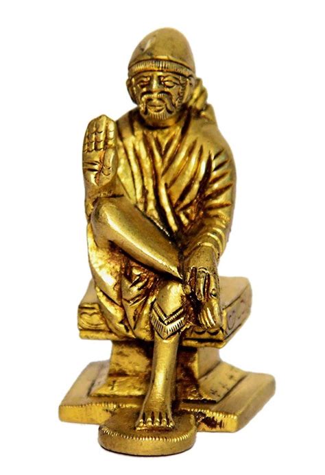 Golden Brass Statue Sai Baba Home At Rs 739 Idol In Gurugram ID