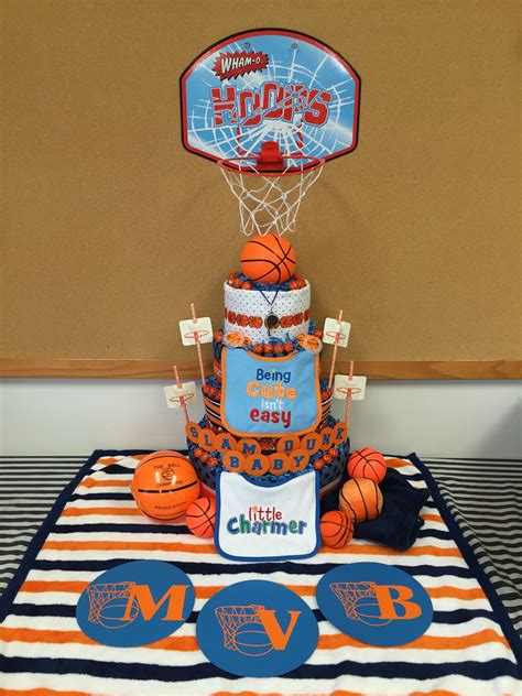 Diaper Cake Basketball Facebook Basketball Baby Shower Snoopy