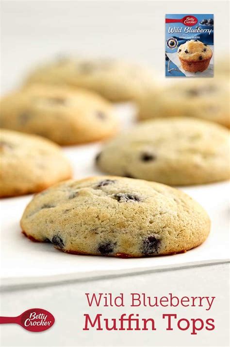 Wild Blueberry Muffin Tops | Recipe | Muffin top recipes, Muffin mix ...