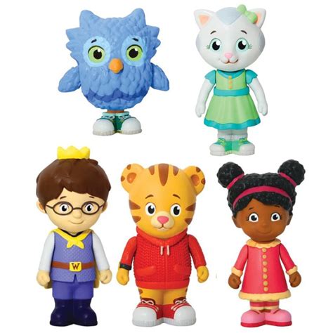 Daniel Tigre Brinquedo - 5 pçs daniel tigre bairro brinquedo coruja daniel elaina quarta feira ...