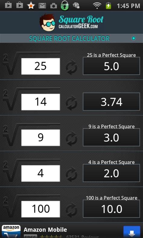 Square Root Calculator for Android - APK Download