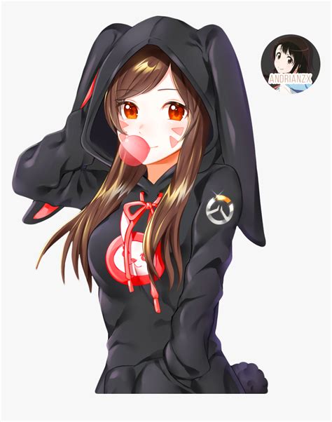 Neko Girl Png Brown Hair Cute Anime Girl Transparent Png