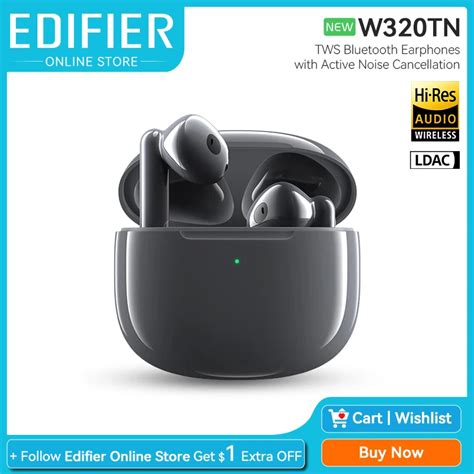 Edifier W320TN TWS ANC Fones De Ouvido Bluetooth Fone De Ouvido De