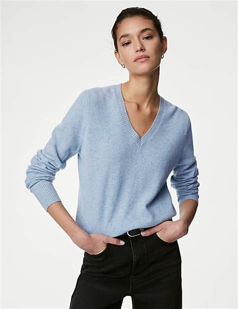 Buy Pure Cashmere V Neck Jumper At Marks Spencer