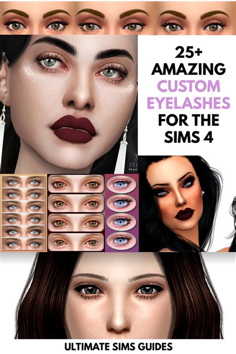 Custom Eyelashes In The Sims Are The Easiest Way For You To Make Your