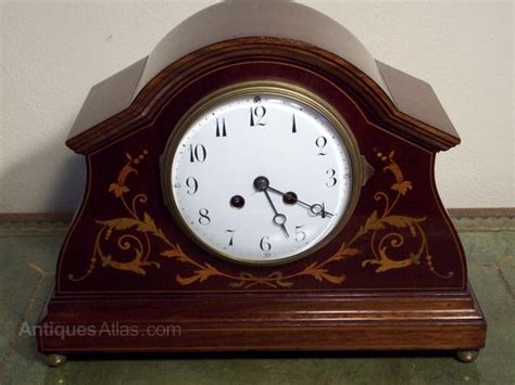 Antiques Atlas Edwardian Mahogany Inlaid Mantel Clock As A N