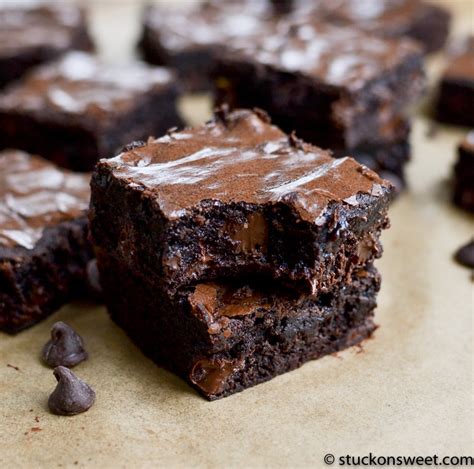 Best Fudge Brownie Recipe With A Secret Ingredient Stuck On Sweet