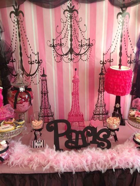 Paris Birthday Party Ideas Photo 1 Of 20 Paris Themed Birthday Party Paris Theme Party