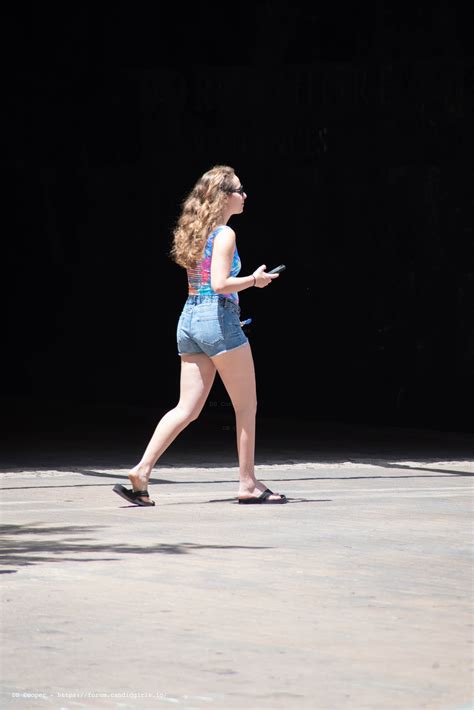 Cute Blonde In Tight Shorts Rainbow Top Short Shorts Volleyball Forum