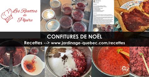 Confitures de Noël Recettes de Pépére