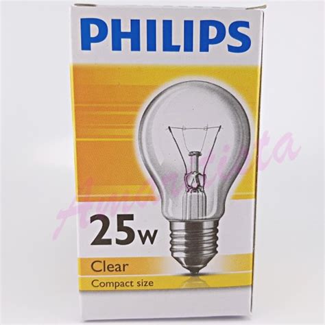 Jual Philips Lampu Pijar Clear 25W Philips Standard Bulb 25 Watt E27