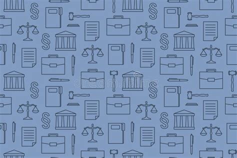 Legal Seamless Pattern Stock Illustrations Legal Seamless