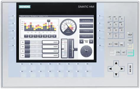 Панель оператора KP900 Comfort, цветной широкоформатный сенсорный TFT ...