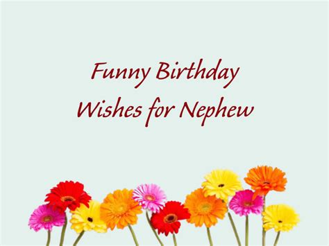 45 Funny Birthday Wishes for Nephew – ExplorePic