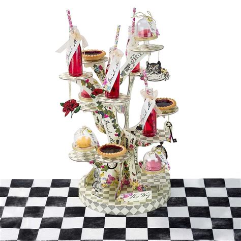 Deluxe Alice Cupcake Stand Alice Tea Party Decoration Tea - Etsy