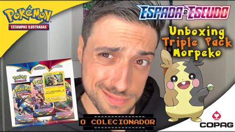 Unboxing Triple Pack Morpeko Espada E Escudo COPAG 2020 Pokemon