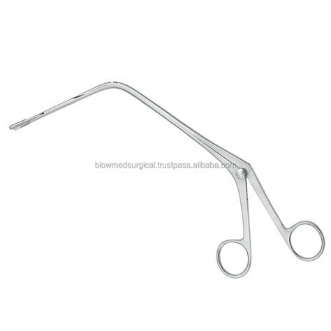 Hot Sale Jurasz Laryngeal Polypus Forceps 23cm Angled High Quality