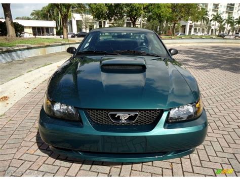 2002 Tropic Green Metallic Ford Mustang Gt Coupe 77961355 Photo 23 Car Color