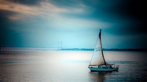 Fond D Cran Lumi Re Du Soleil Bateau Voile Le Coucher Du Soleil