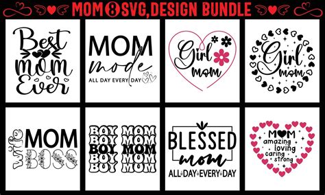 Mom Cut File Bundle Mothers Day Svg Mom Svg Cut File Womens Cut File Quotes Mothers Day Cut