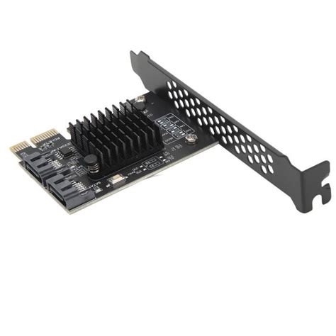 Ej Life Carte D Extension Pcie Vers Sata Ports Gbps Haute Vitesse