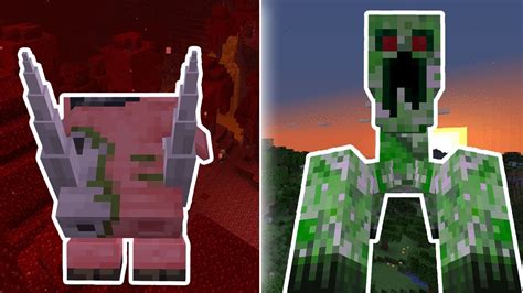 100 Mutant Zoglins Vs 100 Mutant Creepers Minecraft Youtube