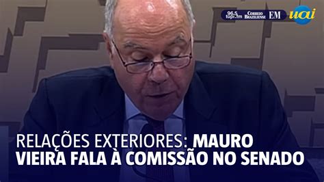 Mauro Vieira Vai Comiss O Do Senado V Deo Dailymotion