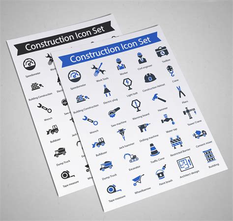 Construction IconSet Template #178894 - TemplateMonster