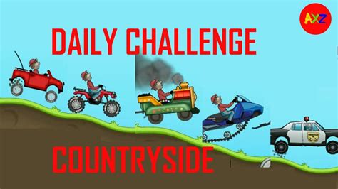 Hill Climb Racing Daily Challenge Countryside Youtube