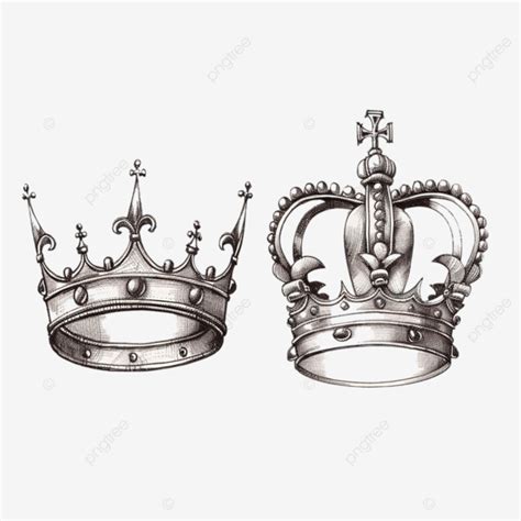 King And Queen Crown Drawings, Crown, King, Queen PNG Transparent Image ...