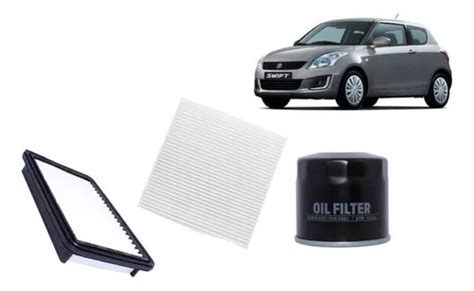 Kit Filtro Aceite Aire Polen Suzuki Swif K M