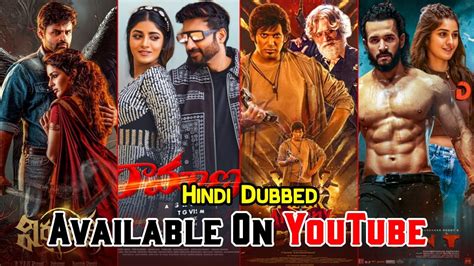 Top Big New South Hindi Dubbed Movies Available On Youtube Mark