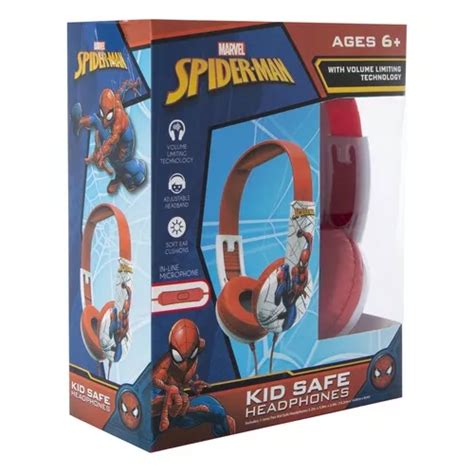 Audífonos gamer Marvel Spider Man 131511 100 rojo MercadoLibre