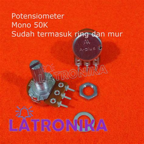 Jual Potensiometer Mono 50K A Plus Potensio 50 K APlus Variable