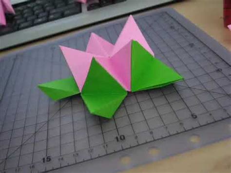 Origami Revealed Flower Diagram Origami Lotus Flower Diagram