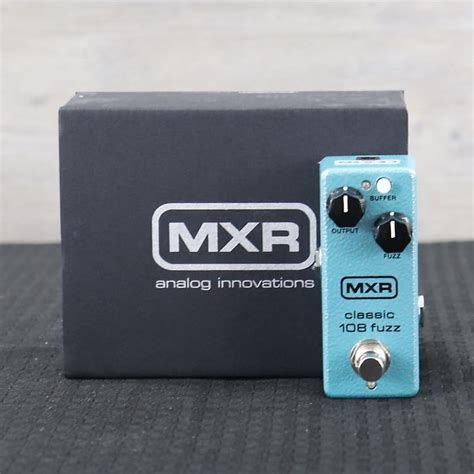 Mxr M296 Classic 108 Fuzz Mini Teal Reverb