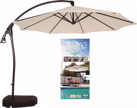 Guarda Sol Ombrelone Dubai Base Para Jardim E Piscina R 2 299