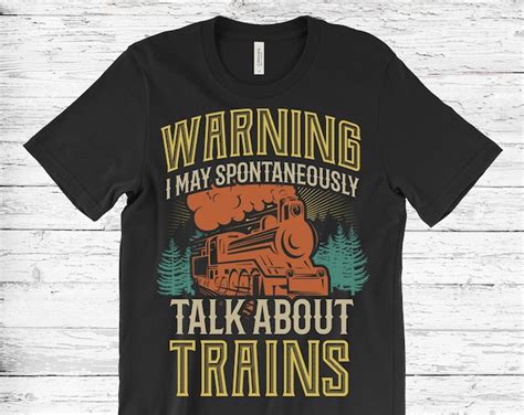 Train T Shirt Train T Shirts Railroad Shirt Train Tshirt Etsy