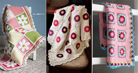 Crochet Daisy Flower Blanket Pattern Best Flower Site