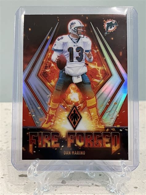 Dan Marino 2021 Panini Phoenix Fire Forged Silver Miami Dolphins Values